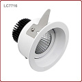 Découpez le trou 75mm Dimmable COB 6W LED Hôtel Downlight (LC7716)